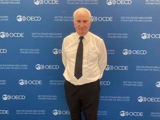 Dr Andrzej Kotas at OECD Steel Committee proceedings in Paris
