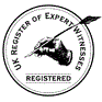 UK Register of Expert Witnesses membership badge - certified expert witness